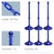 Mr. Chain Blue Light Duty Stowable Stanchion Kit and Chain, 6PK 73506-6 - alternate 1